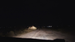 农村夜间里的车28秒视频