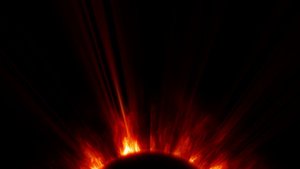 太阳光点火抽象的冠状体16秒视频