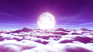 梦想在云中和月月中飞翔18秒视频