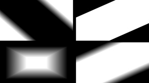 一组黑白矩形转场动画2秒视频