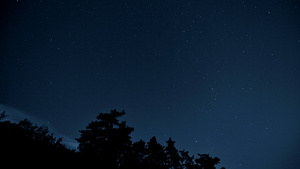 夜空与许多恒星的时空折叠6秒视频