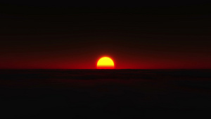 日出在云上大太阳18秒视频