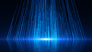 蓝色光线上升粒子15秒视频
