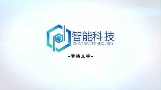 4K简洁科技LOGO演绎ae片头视频