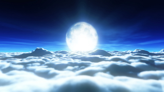 梦见满月的圆云视频