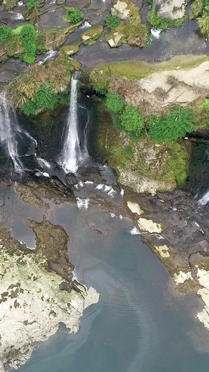 湖南湘西芙蓉镇瀑布湘西四大名镇35秒视频