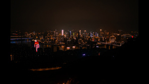 重庆黄桷垭老街延时夜景6秒视频