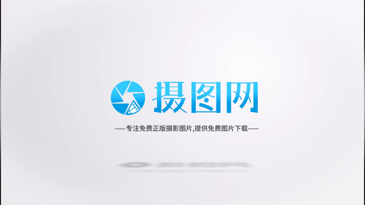 流体运动logo标志动感展示AE模板视频