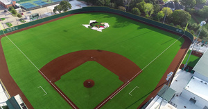 南湖卡罗尔棒球场的空中录像18秒视频