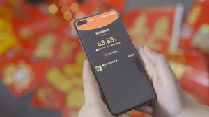 4K手机红包电子新年祝福12秒视频