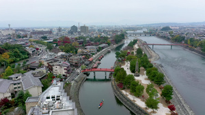 水井城京都日本河的河流38秒视频