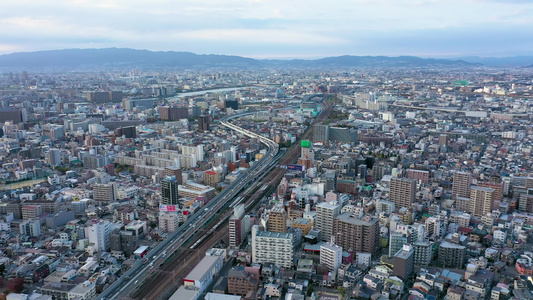 在日本的市建筑视频