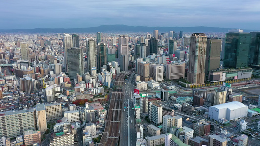 在日本的市建筑视频