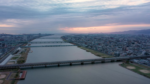和在日本的大阪城建河14秒视频