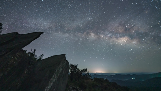 星空银河延时视频