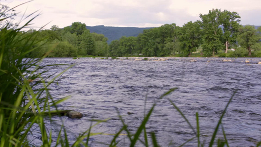 河流水景观视频