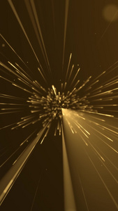 金色粒子光线背景粒子背景视频