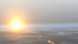 海平面模拟朝阳14秒视频
