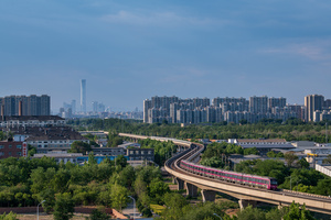 北京城市CBD与地铁8K延时78秒视频