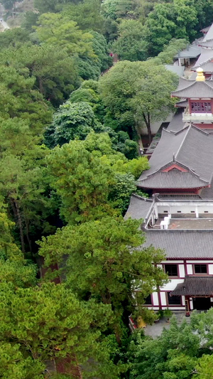 航拍南宁观音蝉寺观音禅寺23秒视频