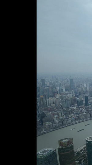 上海浦东陆家嘴金融中心黄浦江延时高楼耸立15秒视频