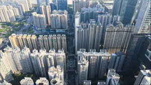 4k高清航拍广州珠江新城房产楼盘商品房52秒视频