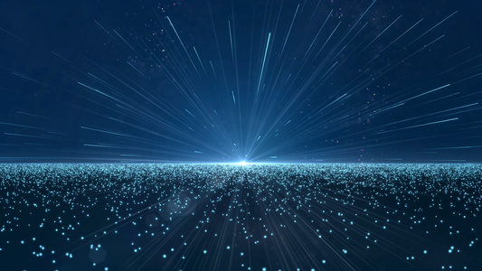 粒子光线空间背景视频