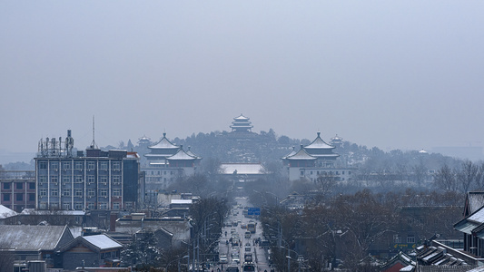 2020年北京第一场雪视频
