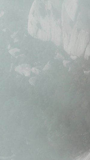 俯拍5A安徽天柱山景区总关寨视频旅游景区40秒视频