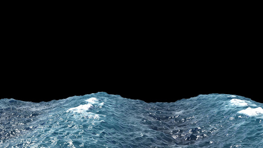三维大海动画视频