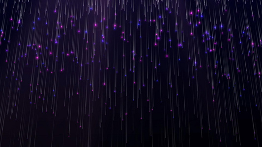动态唯美粒子流星雨闪烁动态视频元素视频