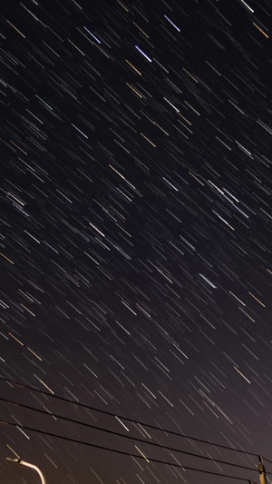 天空自然夜景星空星轨星座流星延时摄影日月星辰23秒视频