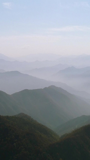 安康南宫山最美秋景航拍国家森林公园53秒视频