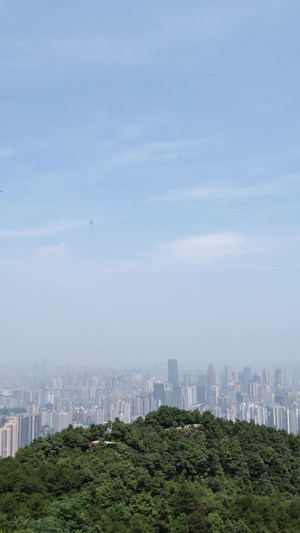 重庆南山壹华里观景平台延迟拍摄城市素材32秒视频