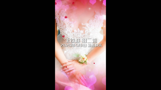 手机版婚礼AE模板视频