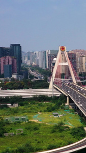 成都南站立交红星桥跨线桥航拍素材地产宣传素材视频