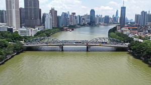 4k广州滨江路桥17秒视频