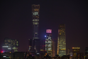 北京CBD夜晚8K延时摄影28秒视频