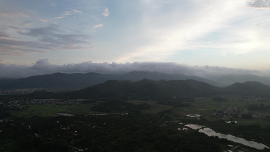 乡村风光航拍视频