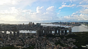 4k珠海雨后大景82秒视频