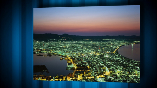 摄图网—绘声绘影X10又见美丽的城市，图片展示视频