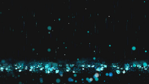 蓝色粒子雨14秒视频