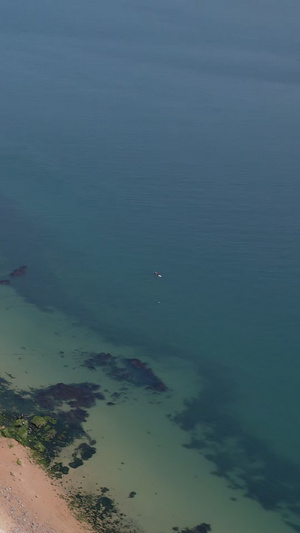 航拍5A景点刘公岛定远舰视频旅游目的地74秒视频