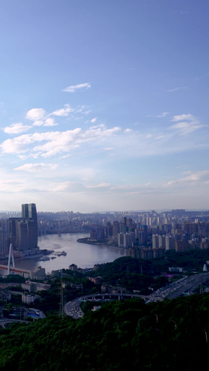 山城重庆傍晚黄昏实拍视频素材重庆渝中半岛66秒视频