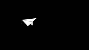 纸飞机透明通道10秒视频