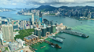 8K香港维多利亚港延时摄影12秒视频