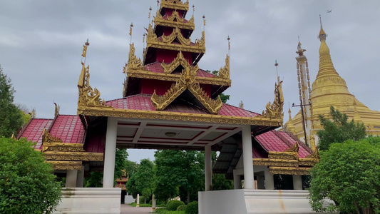 4A景点洛阳白马寺东南亚风格寺庙实拍视频合集视频