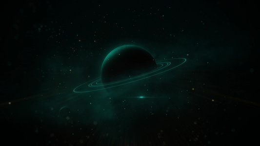 大气星球星空背景片头元素视频