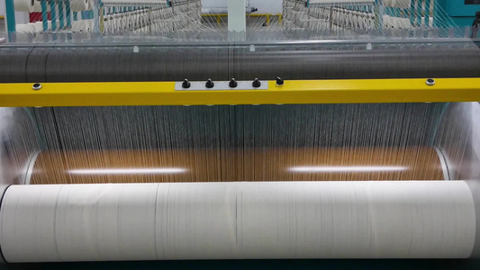 纺织棉纱加工店视频