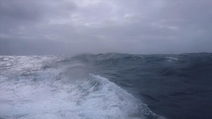 南极惊涛骇浪的海洋35秒视频